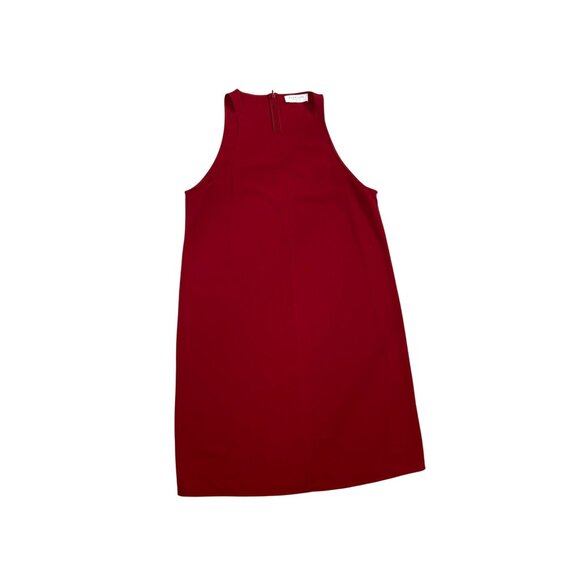 Everlane Japanese GoWeave High Neck Tank Red Dress-sz 12 - Picture 4 of 10